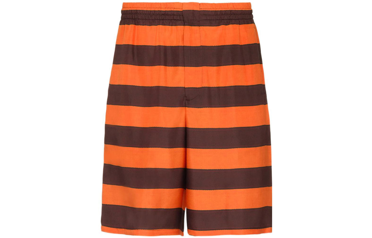PRADA Casual Shorts Men Black Red