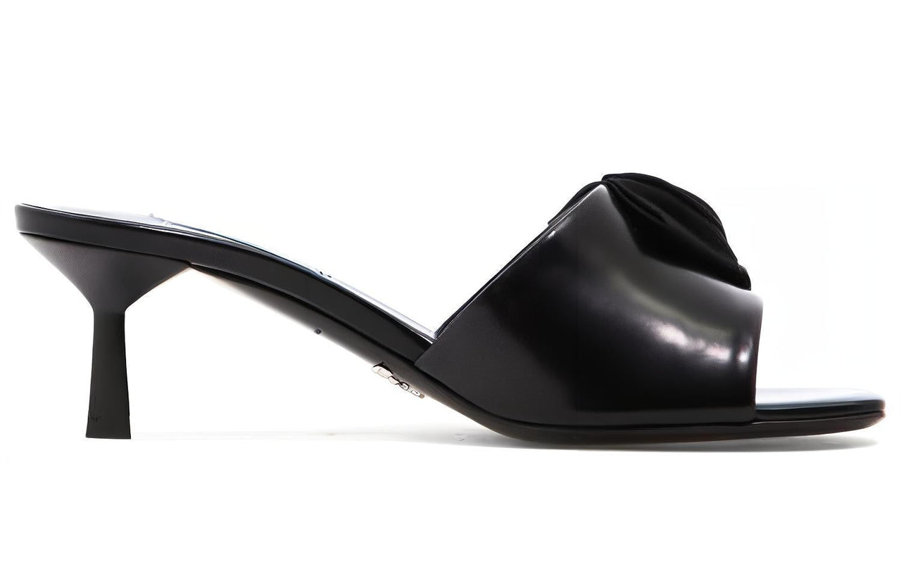 PRADA Antibacterial Slide Slippers Women's Black