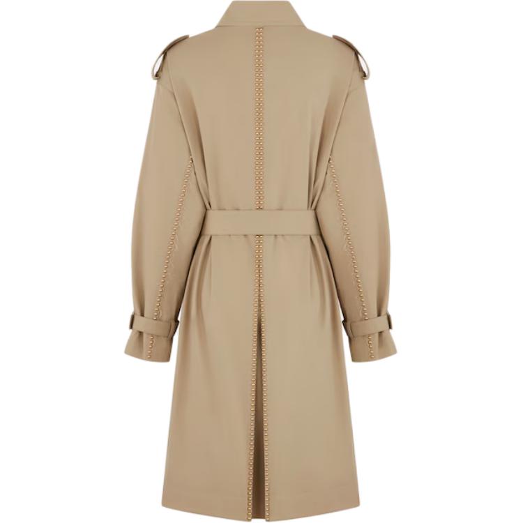 DIOR Trench Coats Women's Khaki