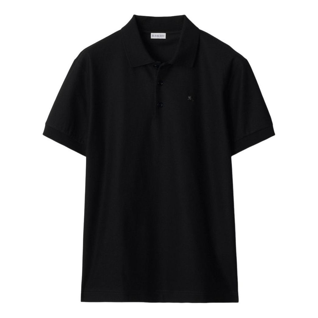 Burberry 25 Metal EKD Cotton Polo Shirt 'Black' 81161831