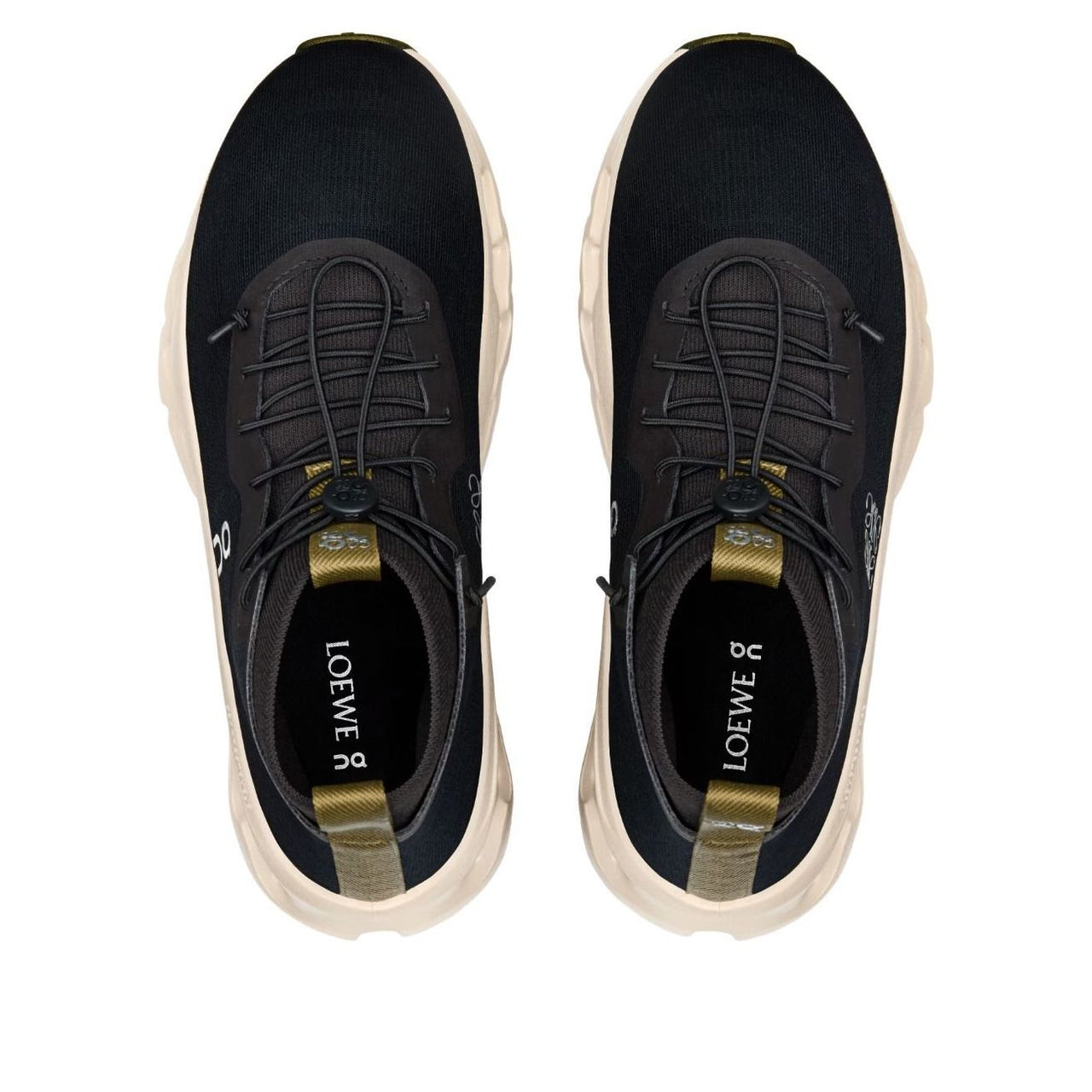 (WMNS) On Running x Loewe Cloudtilt Hi 'Black Oatmeal Olive' 3WG10765483