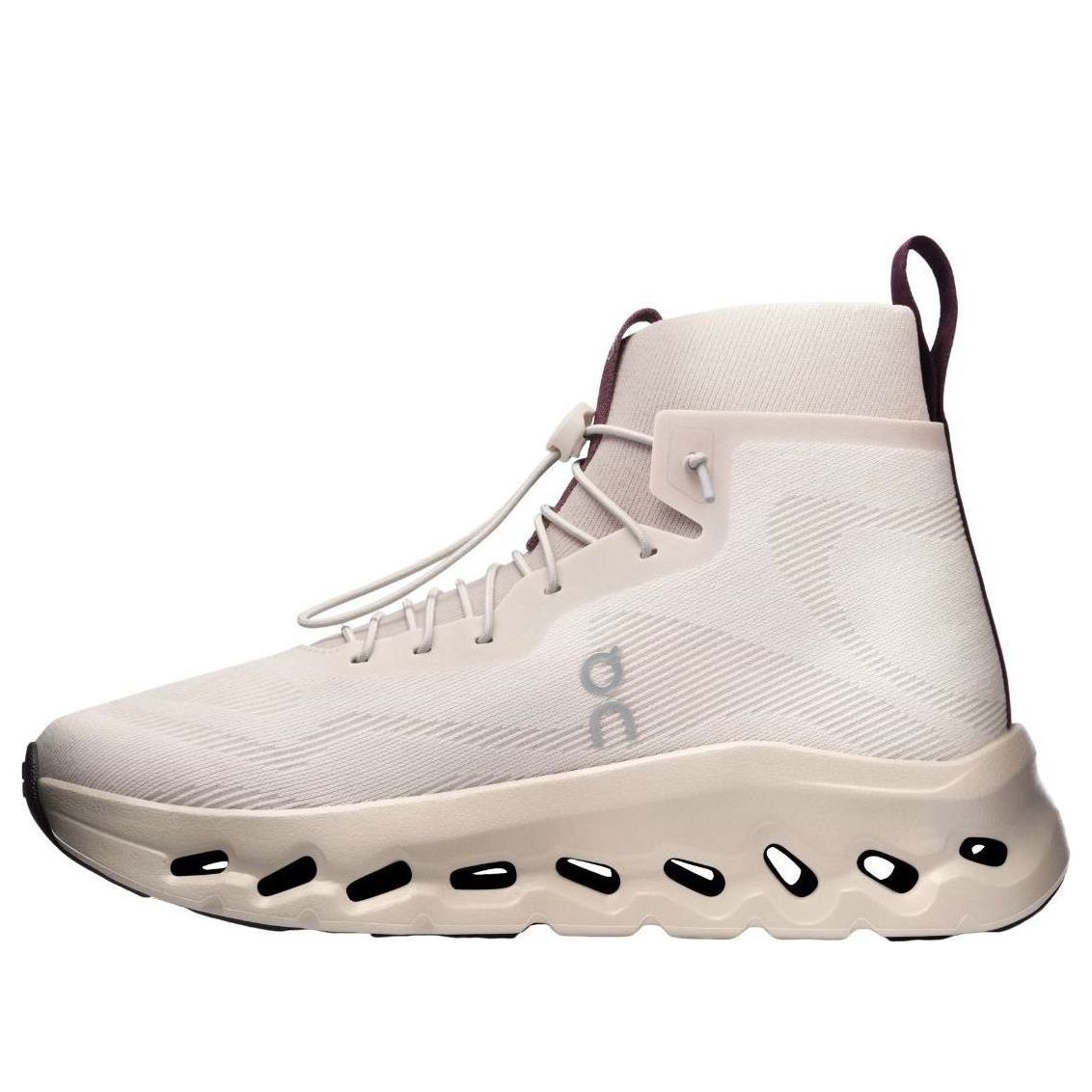 (WMNS) On Running x Loewe Cloudtilt Hi 'Sand Oatmeal Plum' 3WG10765484
