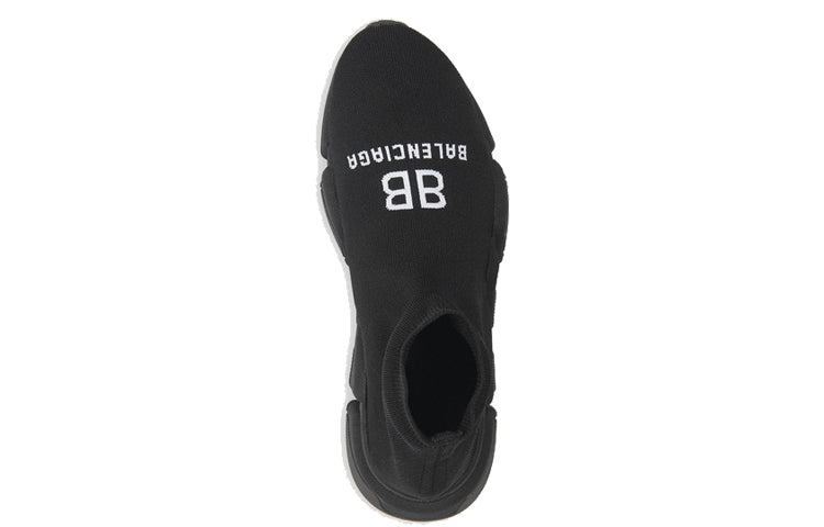 (WMNS) Balenciaga Recycled Speed Sneaker 'Black' 617192W2A511000