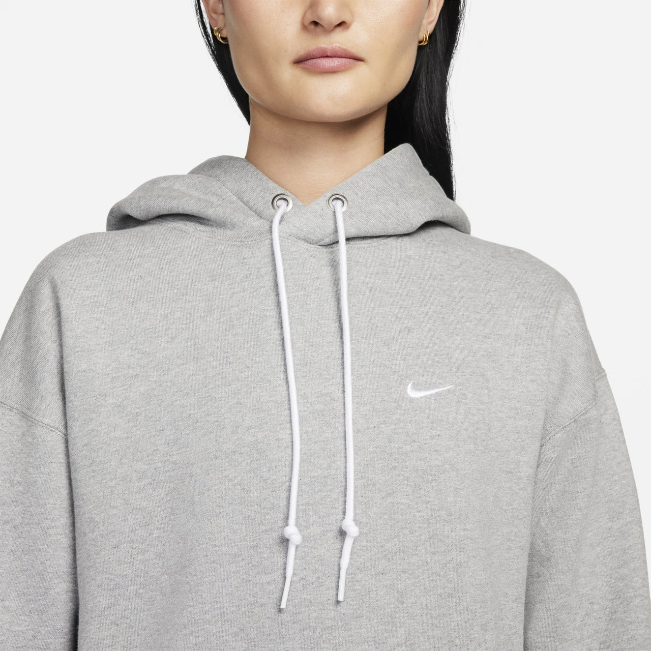 Nike AS NK Solo SWSH Fleece Po Light gray DX1356-063