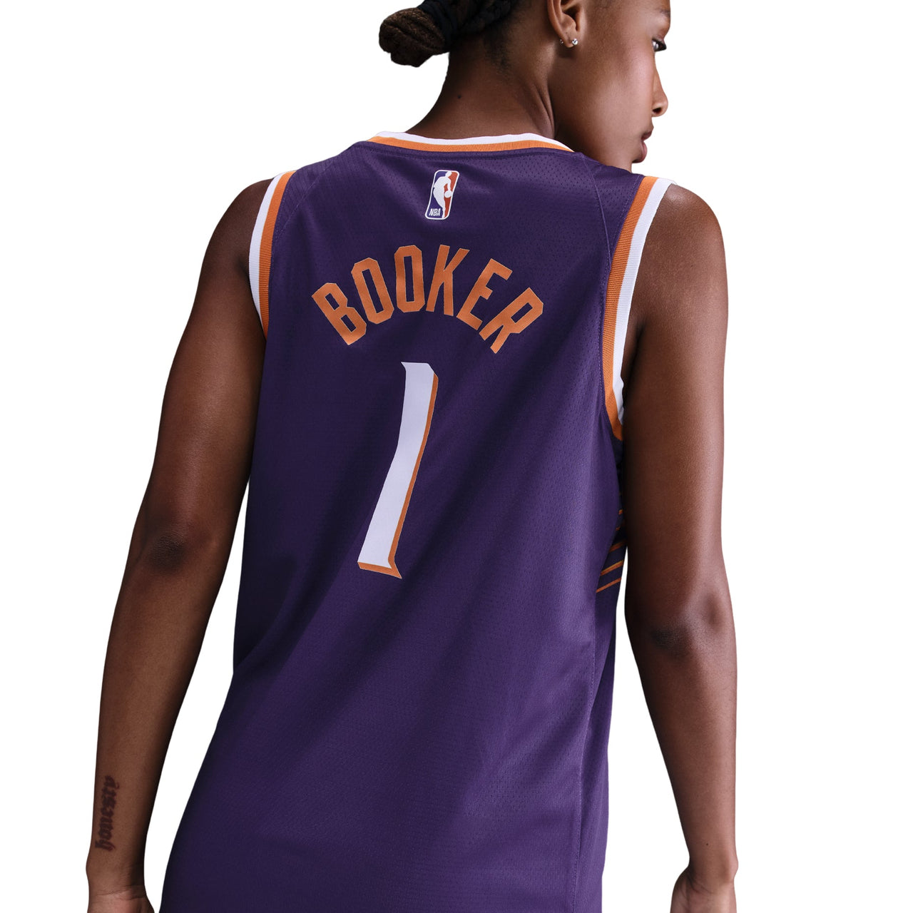 Nike NBA Devin Booker Phoenix Suns 2023/24 Icon Edition Swingman Jersey #1 DV4855-566