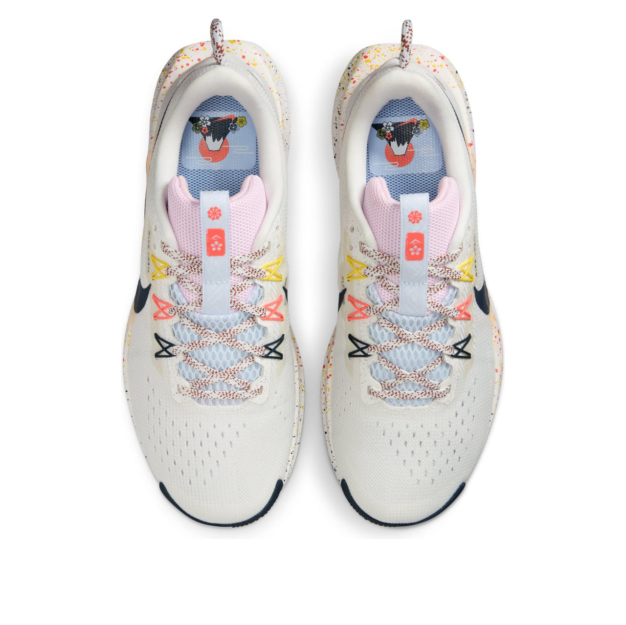 (WMNS) Nike React Pegasus Trail 5 'Summit White Football Grey Pink Foam Armory Navy' DV3865-102