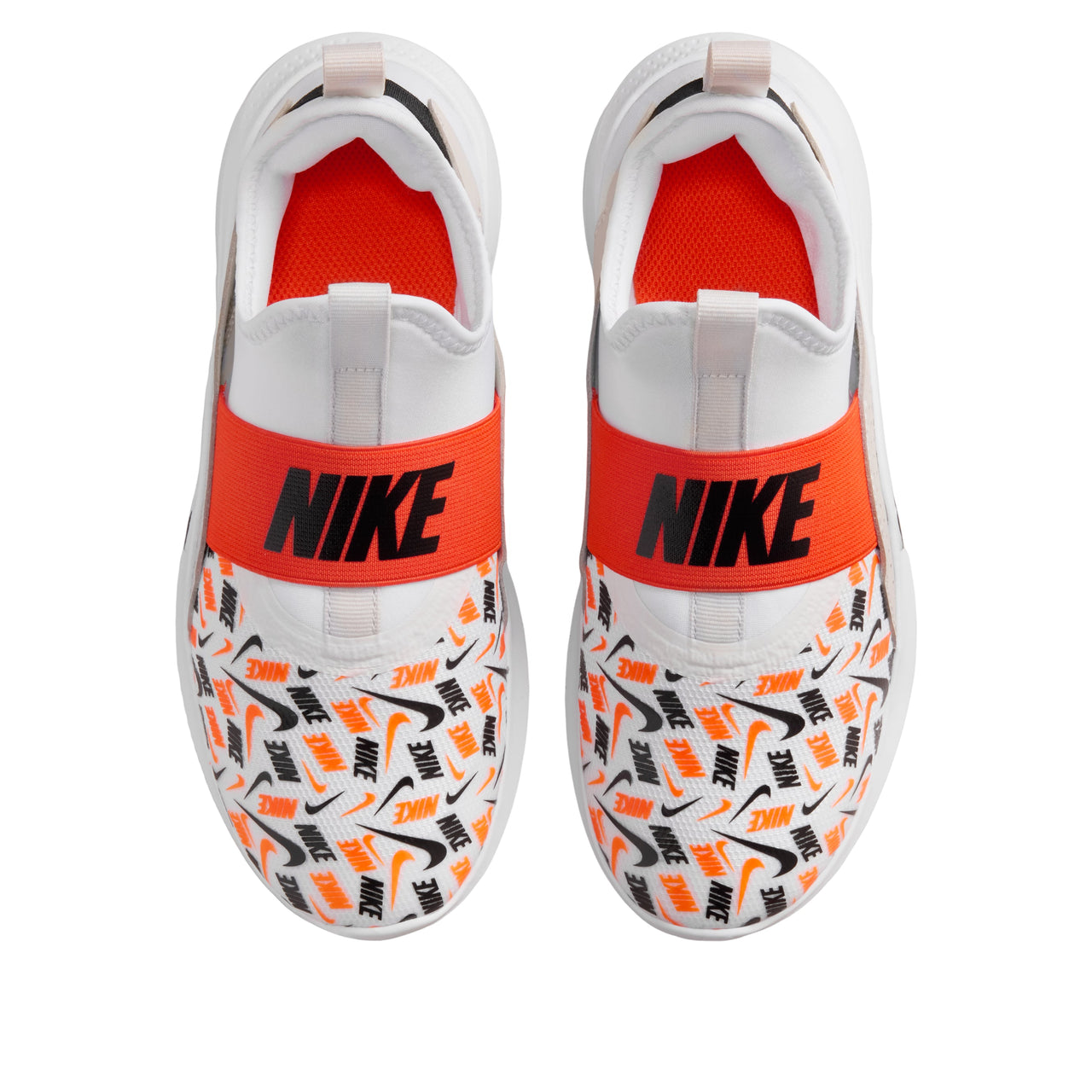 (GS) Nike Flex Runner 4 'White Safety Orange' IO9506-100