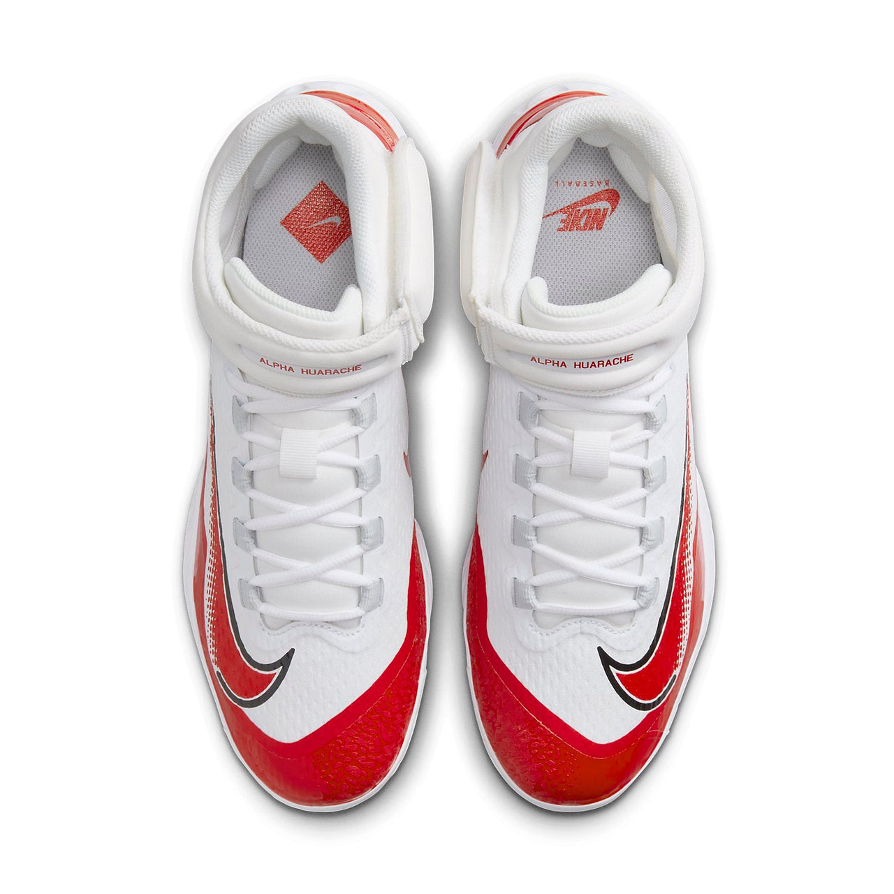 Nike Alpha Huarache Elite 4 Mid 'White University Red' FD2744-105