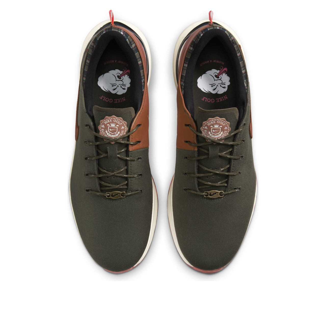 Nike Victory Tour 3 Golf Extra Wide 'Cargo Khaki Hot Punch' FQ8307-300