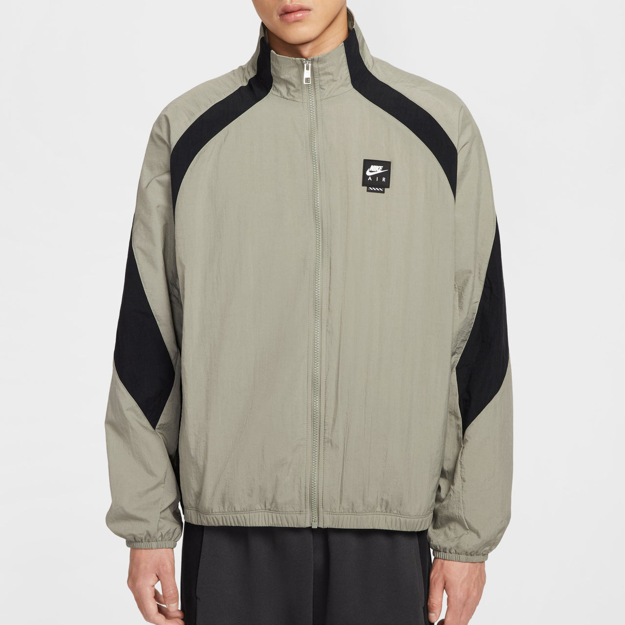 Nike Air Woven Track Jacket Loose Fit 'Light Army Black' HV0881-320