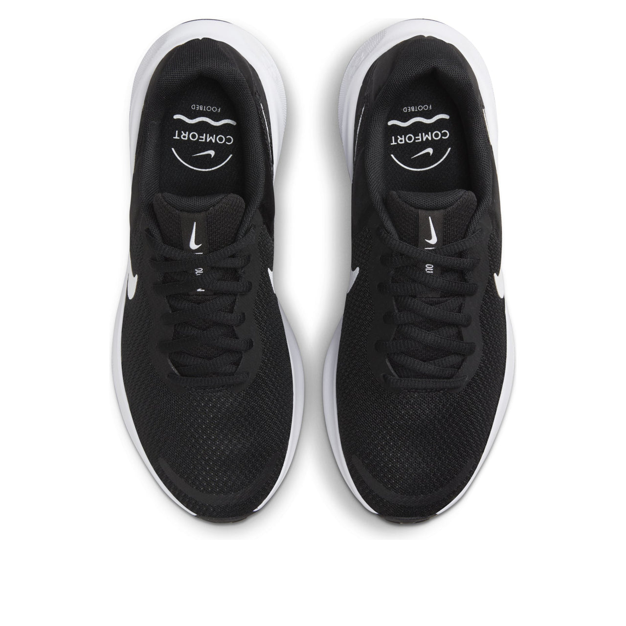 (WMNS) Nike Revolution 7 Road Running Shoes 'Black White' FB2208-003