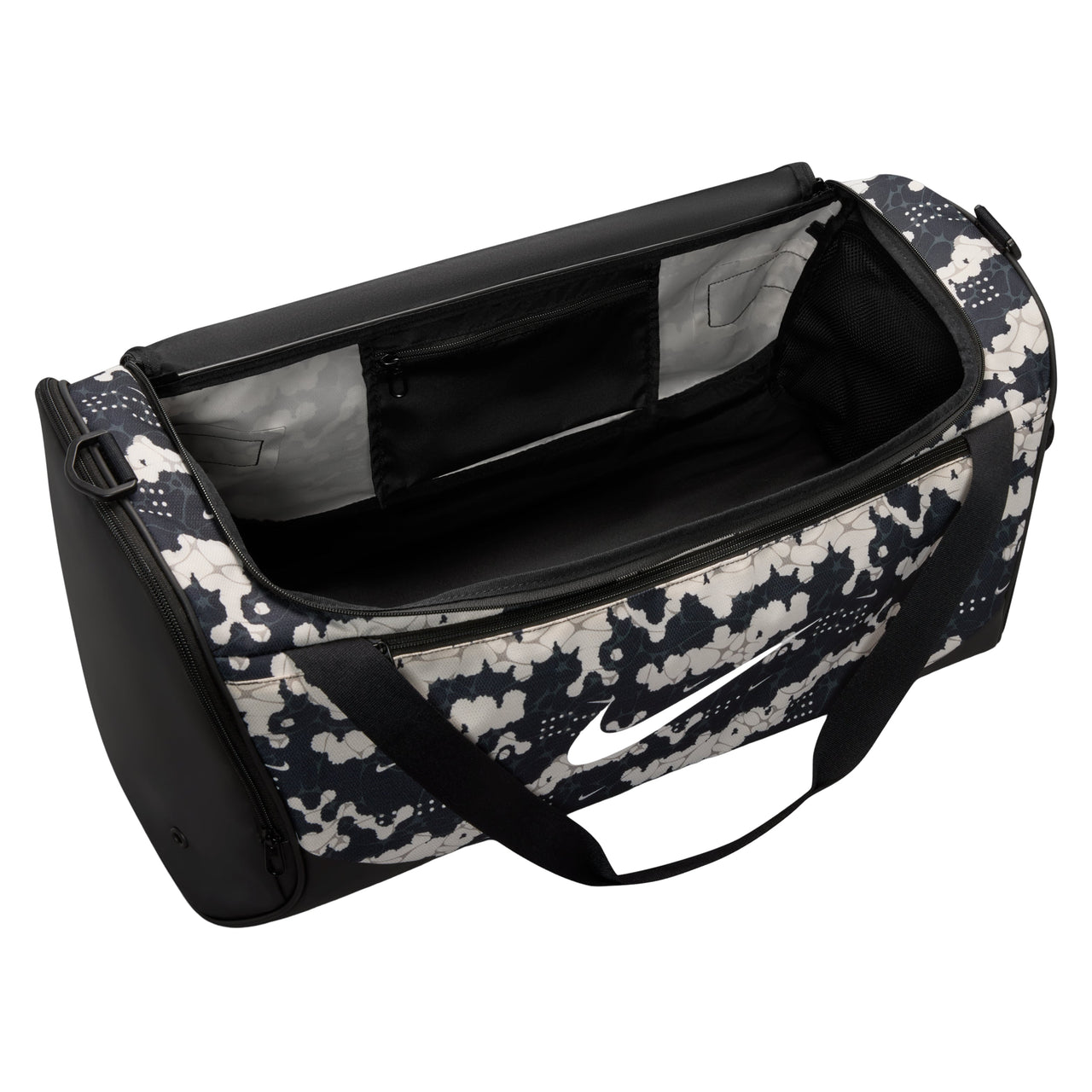 Nike 60L Medium Brasilia Allover Print Training Duffel Bag 'Chalk Black White' IH7849-103