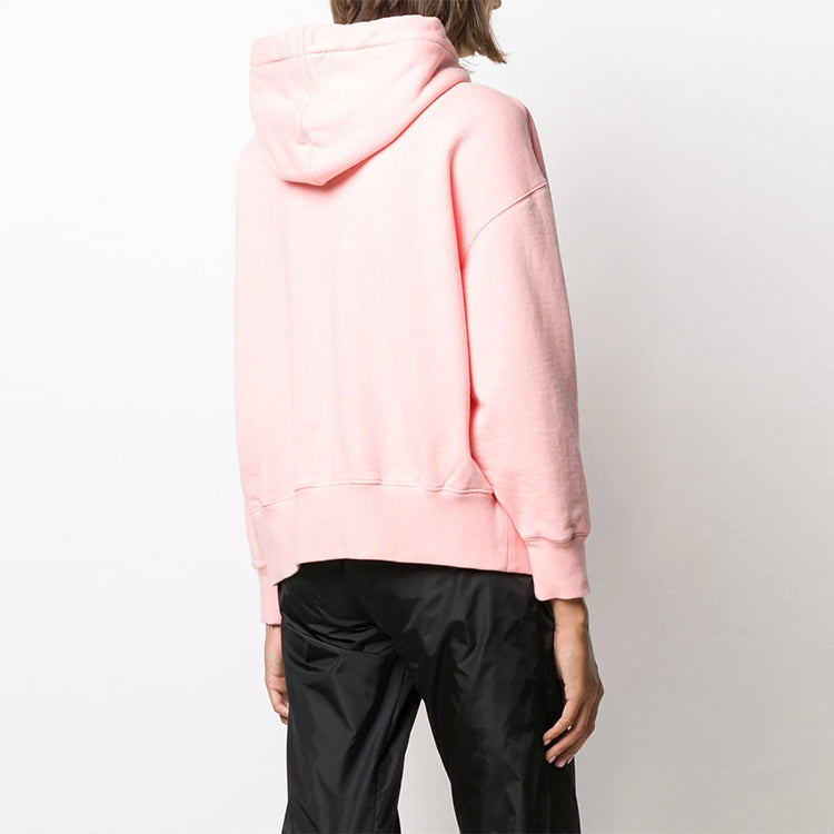 (WMNS) هودي قطني من Palm Angels Broken Bear باللون الوردي PWBB023F20FLE0033060