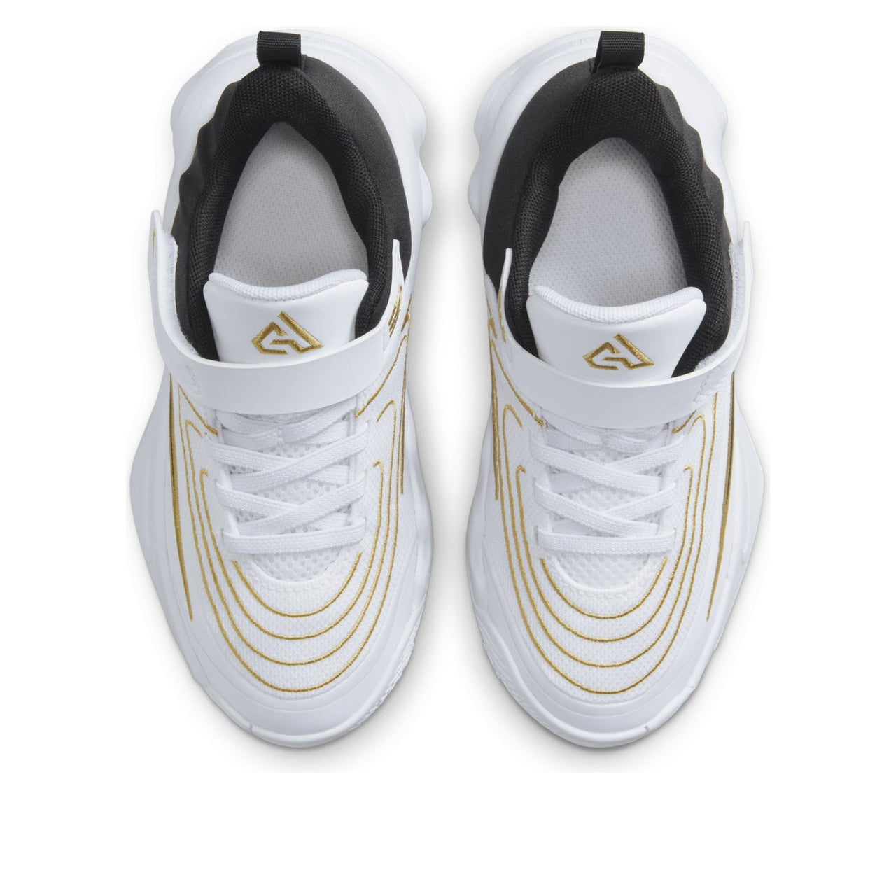 (PS) Nike Giannis Immortality 4 'White Black Metallic Gold' FZ6733-100