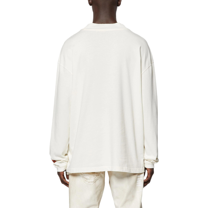 HERON PRESTON CTNMB Long-Sleeve Turtleneck T-shirt 'White Black' HMAB017C99JER0010110