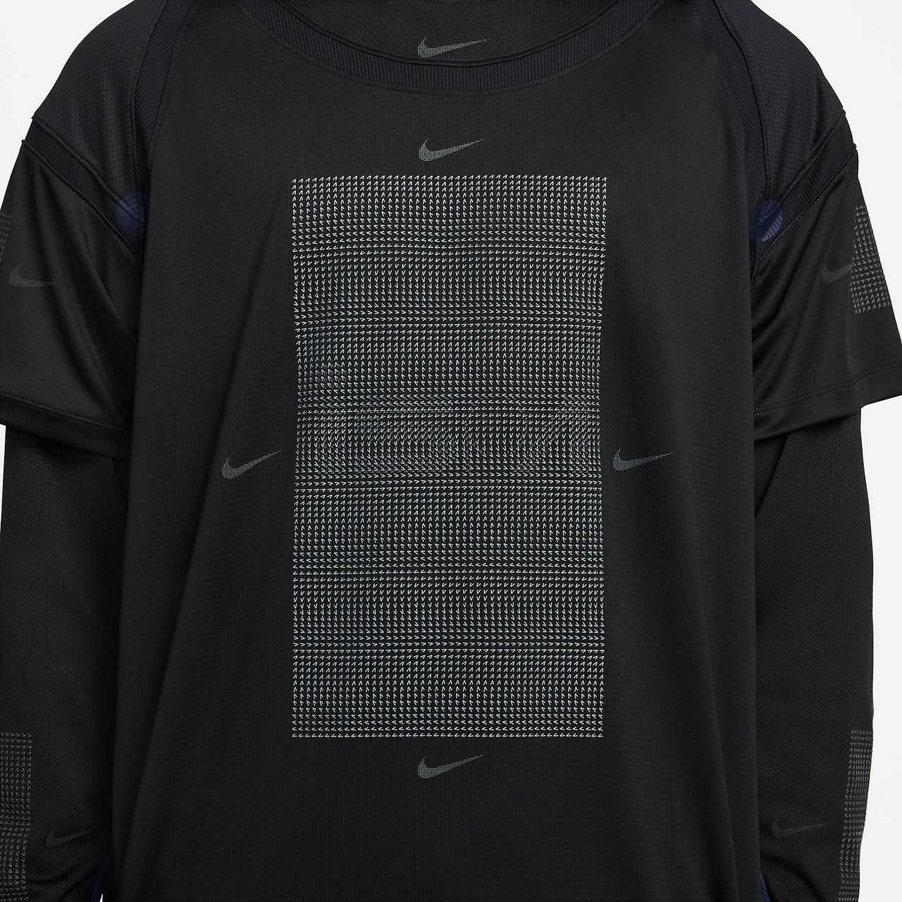 Nike ISPA Long Sleeve T-Shirt Asia Sizing 'Black' FB2706-010
