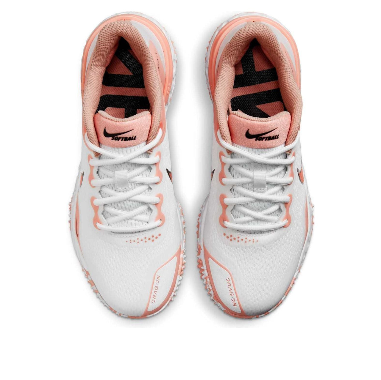 (WMNS) Nike Alpha Huarache Elite 3 Turf 'White Arctic Orange' CU8403-101