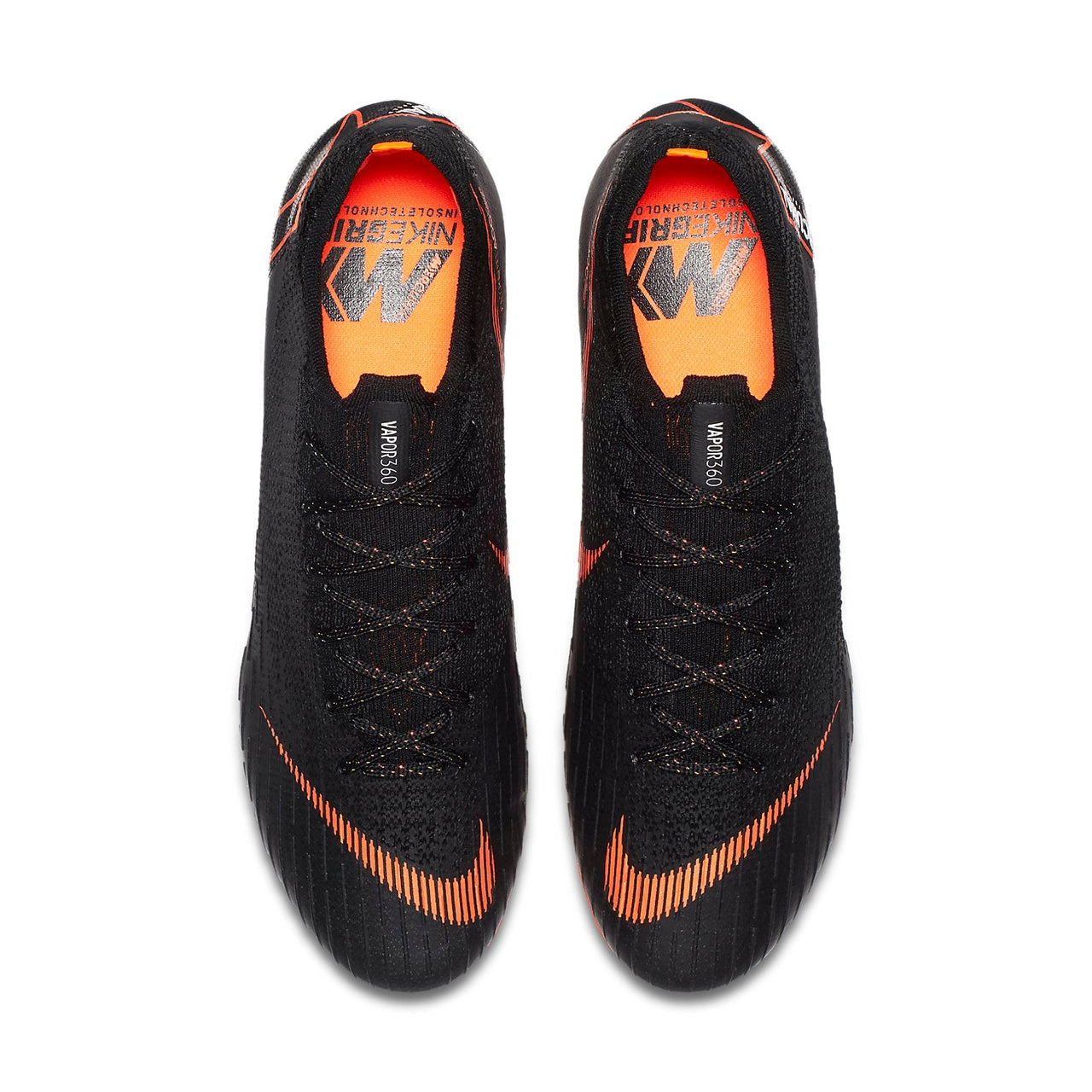 Nike Mercurial Vapor 12 360 Elite FG 'Black Total Orange' AH7380-081