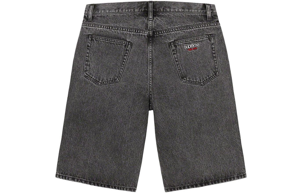 Supreme SS23 Week8 Baggy Denim Shorts 'Black' SUP-SS23-157