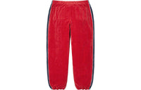 Supreme x Nike Velour Track Pant 'Red Grey' DB5794