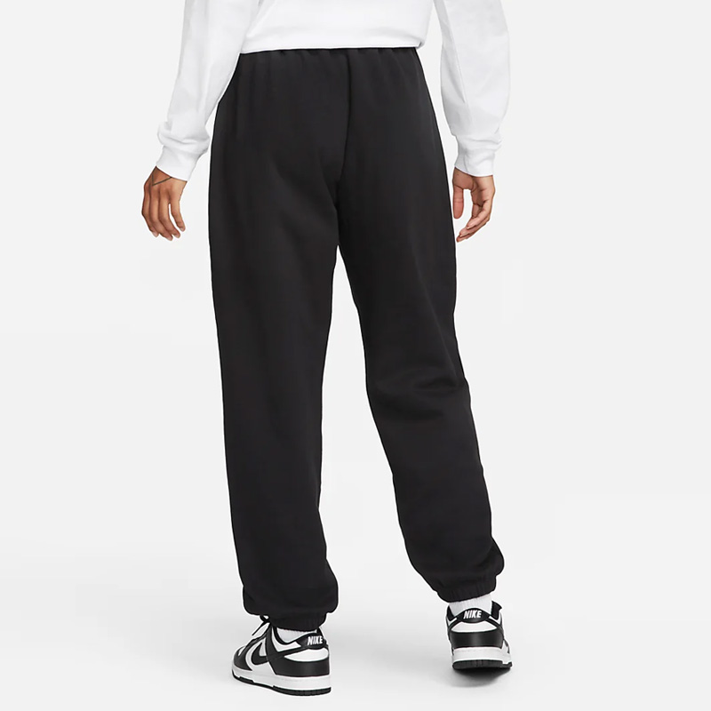 (WMNS) Nike Sportswear Club Fleece Mid-Rise Oversized Sweatpants 'Black' DQ5800-010