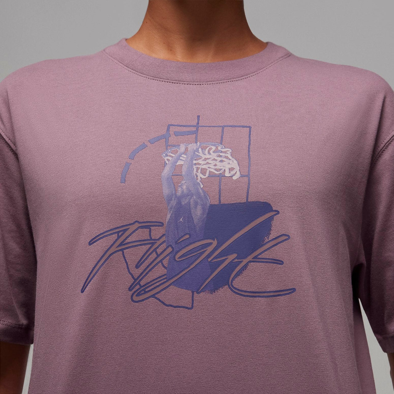 (WMNS) Air Jordan Graphic T-Shirt 'Sky J Mauve/Sky J Purple' FD7244-508