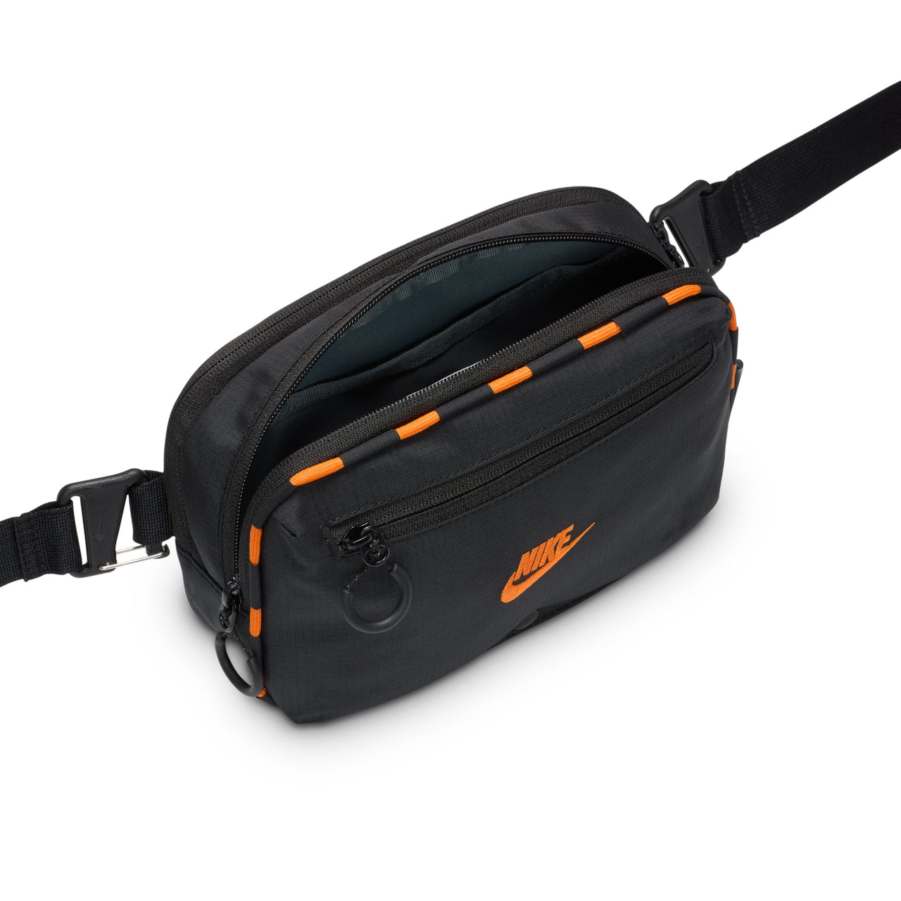 Nike 4L Hayward Patrol Crossbody Bag 'Black Safety Orange' HJ8229-010