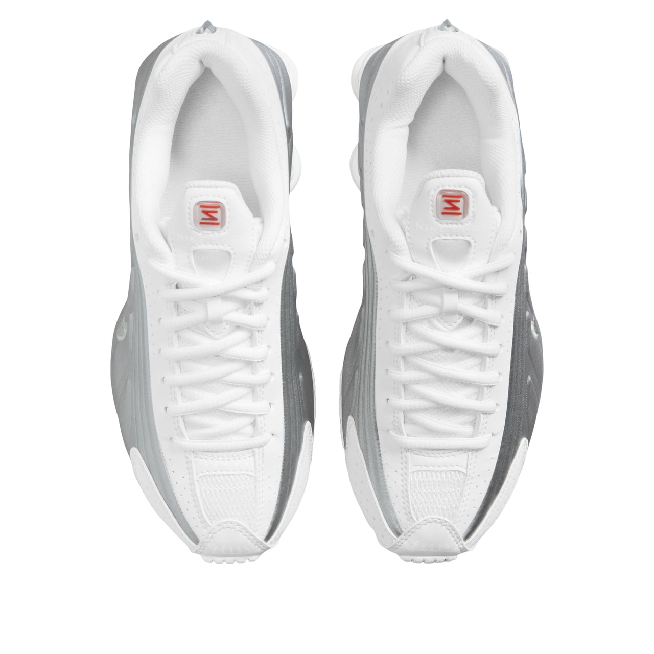 (GS) Nike Shox R4 'White Metallic Silver' CW2626-101