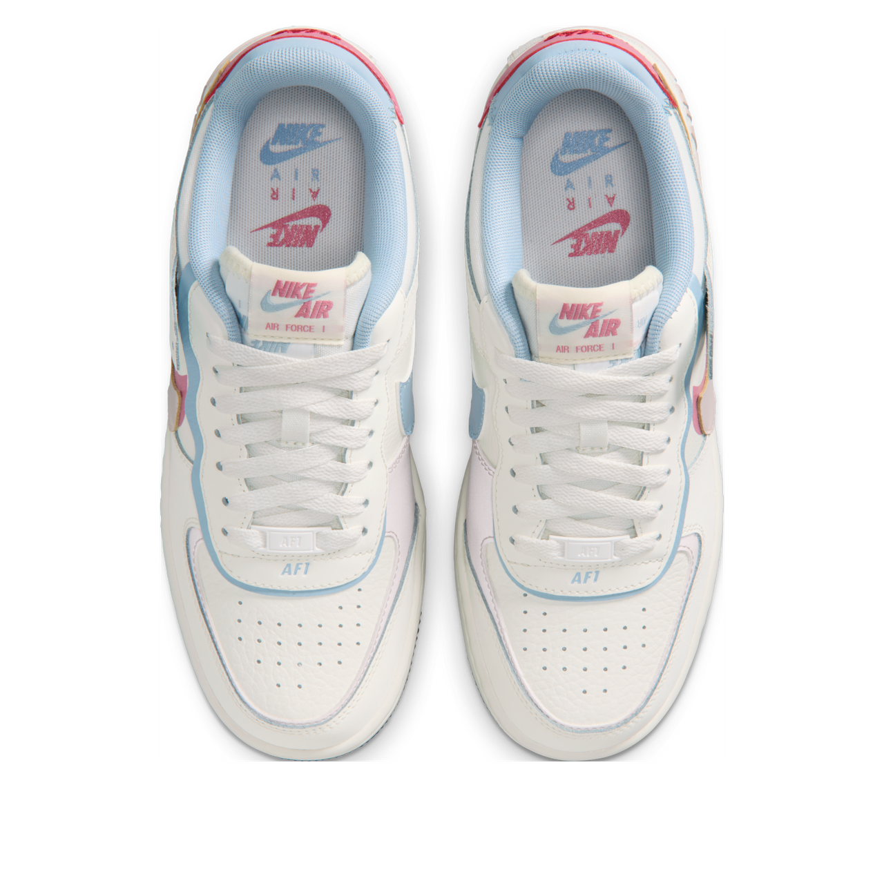 (WMNS) Nike Air Force 1 Shadow 'White Pink Blue' IQ9803-161