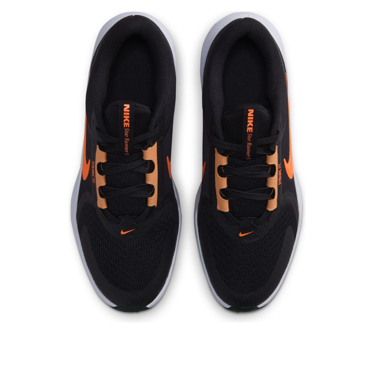 (GS) Nike Star Runner 5 'Black Total Orange' HF7004-006