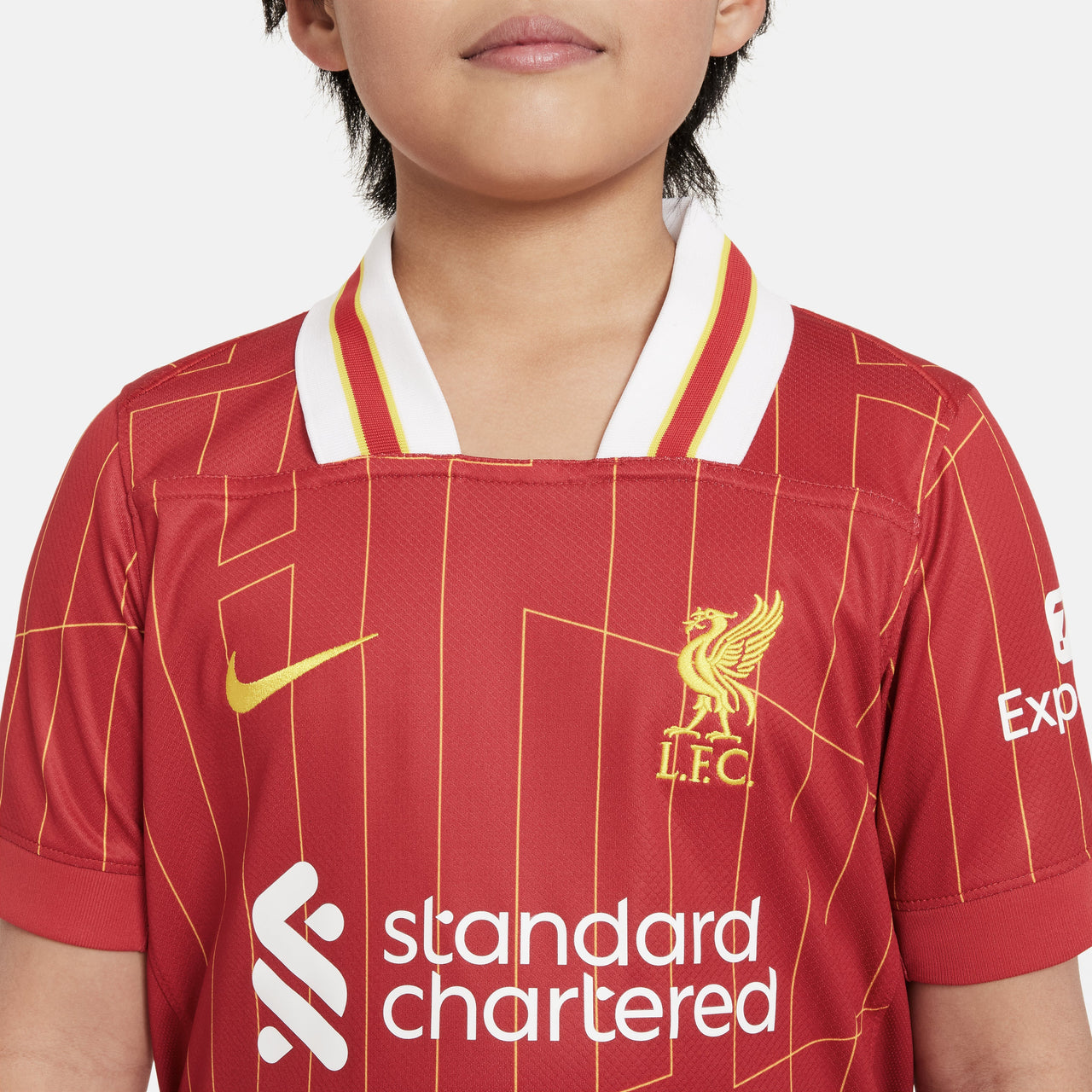 (GS) Nike Dri-FIT Liverpool FC 2024/25 Stadium Home Jersey 'Gym Red' FN9154-688