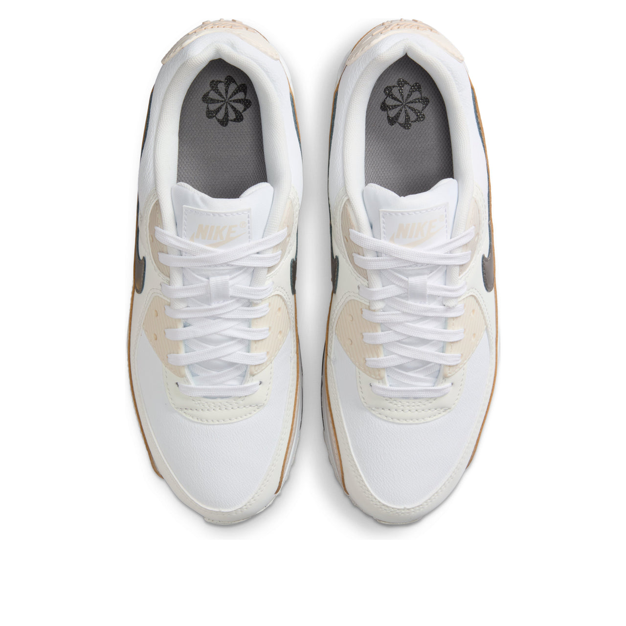 (WMNS) Nike Air Max 90 'White Light Orewood Brown' HM8128-101