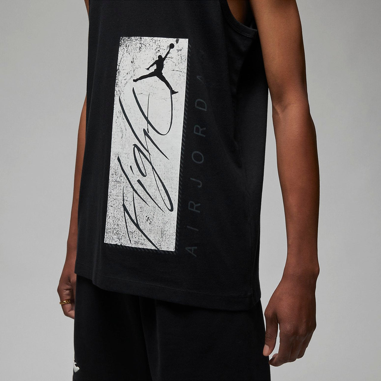 Air Jordan Essentials Graphic Tank Top 'Black' FJ2083-010
