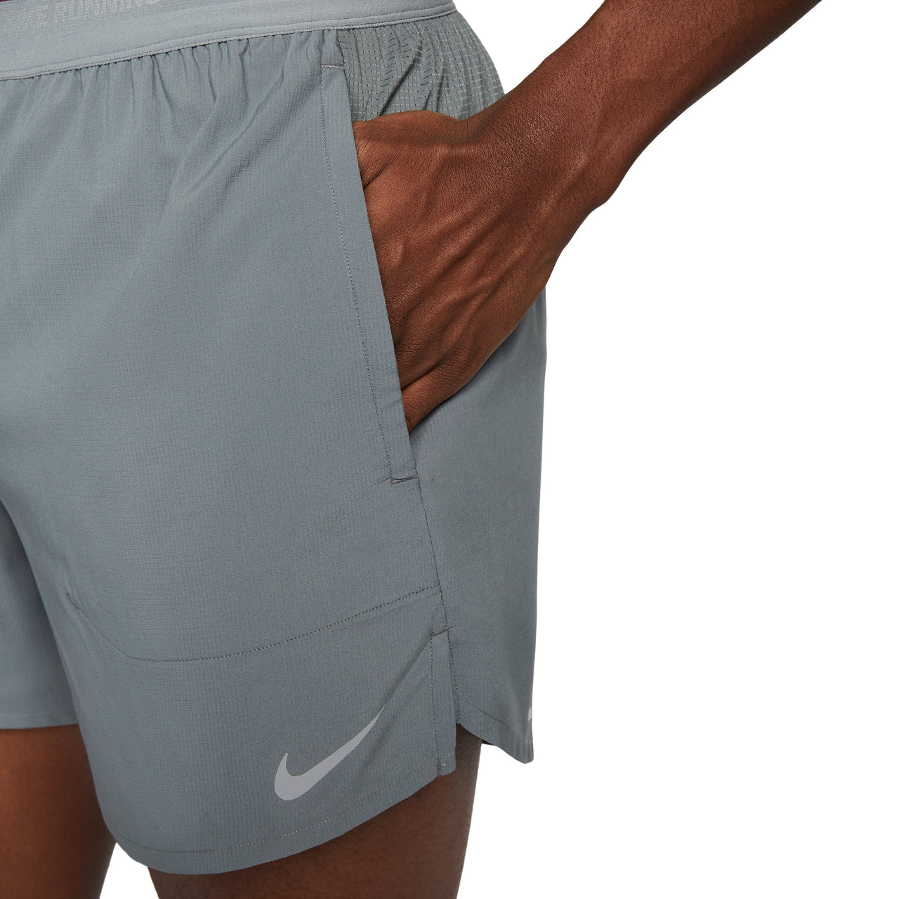 Nike Dri-FIT Stride 5" Hidden Lined Running Shorts 'Smoke Grey' DM4756-084
