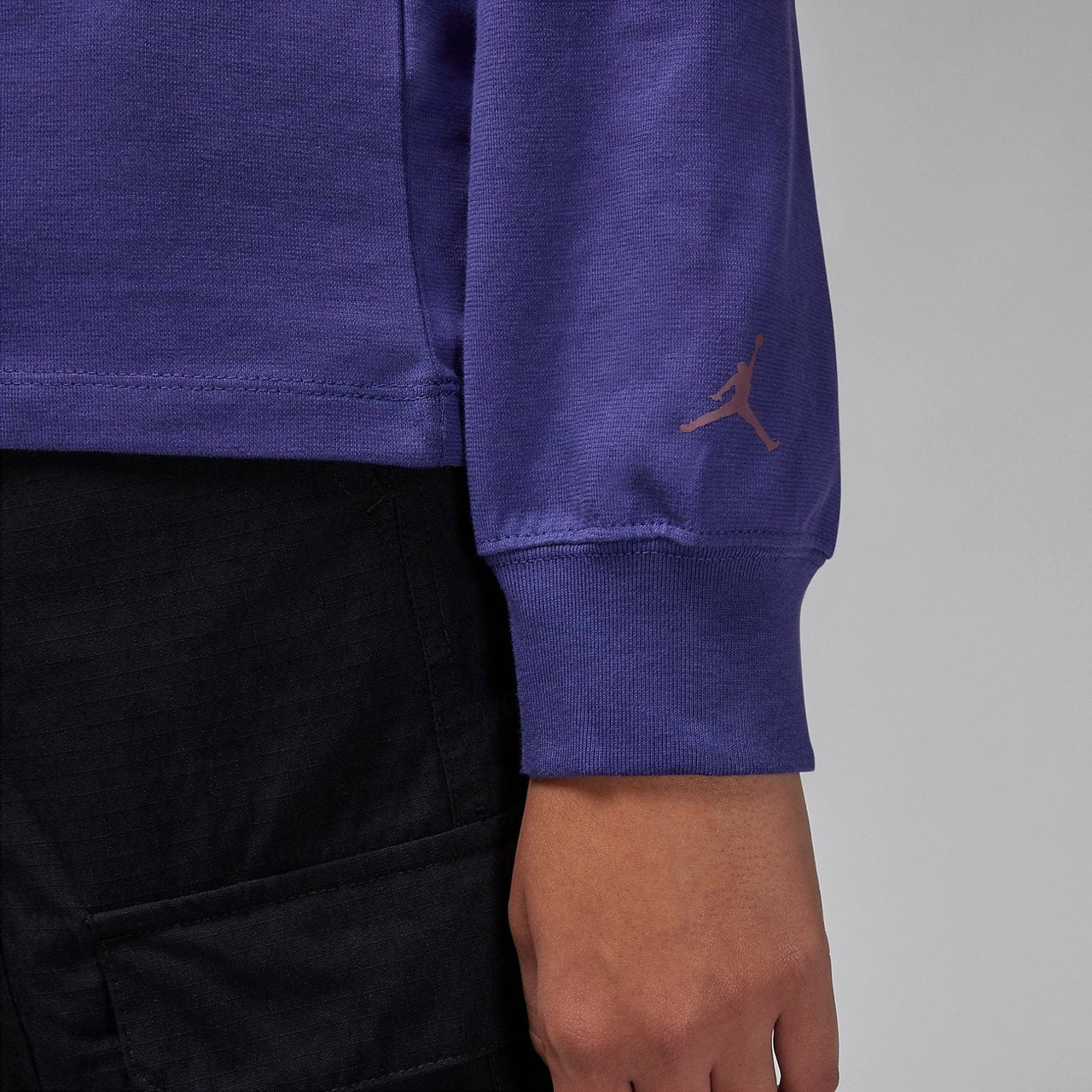(WMNS) Air Jordan x Nike Long-Sleeve Graphic T-Shirt 'Purple' FD7205-502