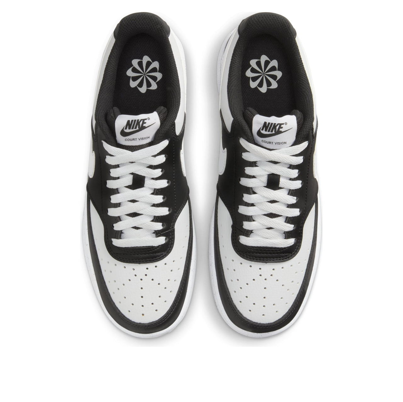 (WMNS) Nike Court Vision Low Next Nature 'Black White' DH3158-003