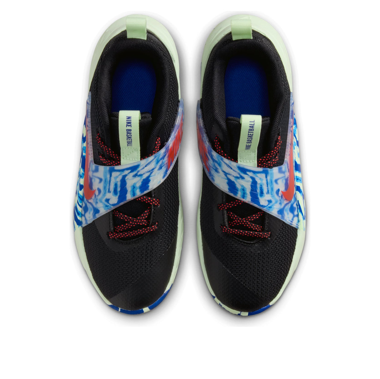 (GS) Nike Team Hustle D 12 'Black Glossy Deep Red' IQ0815-001
