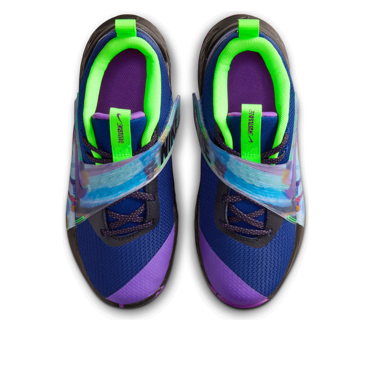 (GS) Nike Team Hustle D 12 'Blue Void Vivid Purple Green Strike' HV2291-400
