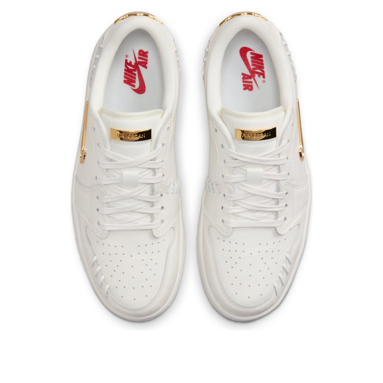 (WMNS) Air Jordan 1 Low Method of Make 'Sail Metallic Gold' FN5032-100