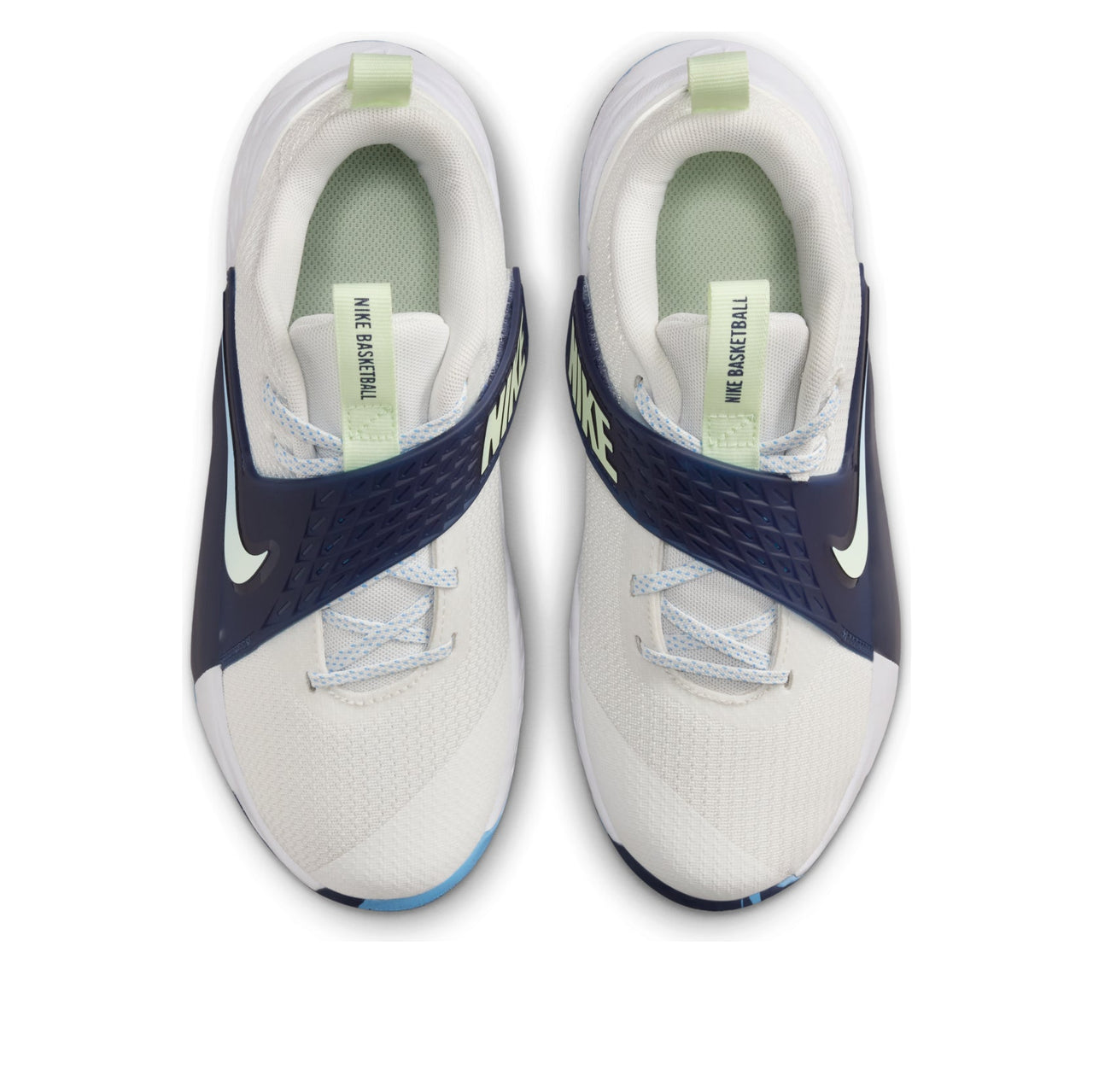 (GS) Nike Team Hustle D 12 'White Midnight Navy Volt Tint' HF6279-104