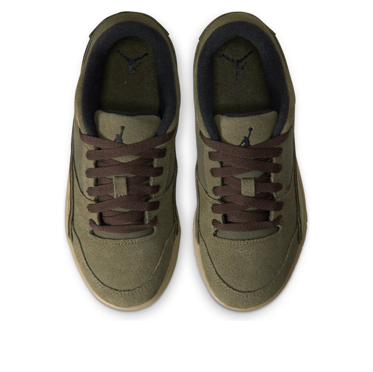 (GS) Air Jordan Flight Court 'Medium Olive Baroque Brown' HF3333-202