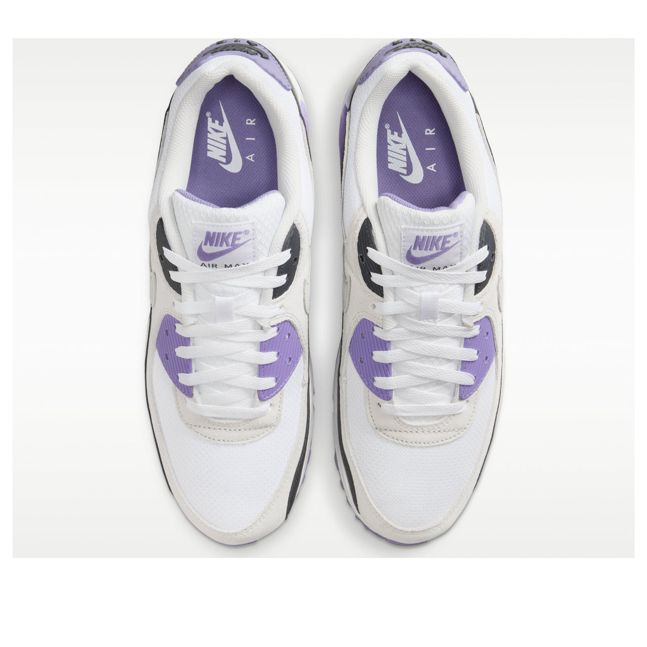 Nike Air Max 90 'White Dusty Amethyst Photon Dust Light Smoke Grey' DM0029-114