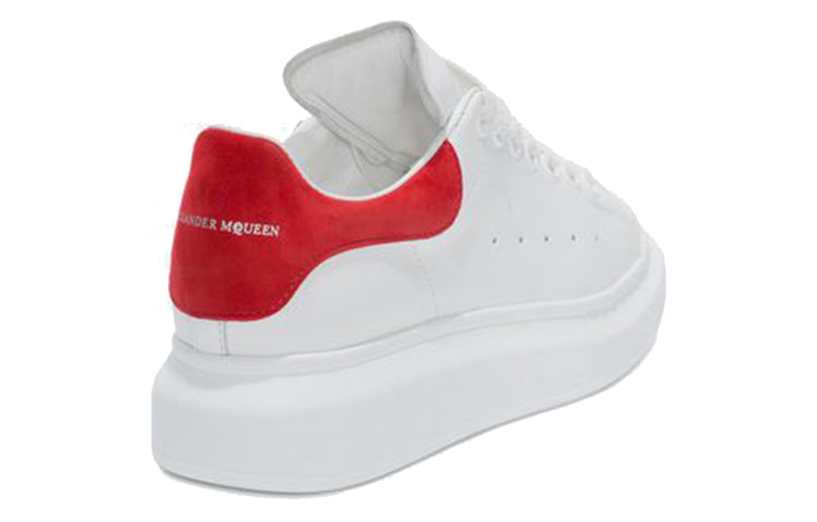 (WMNS) Alexander McQueen Oversized Sneaker 'White Red' 462214WHGP79676