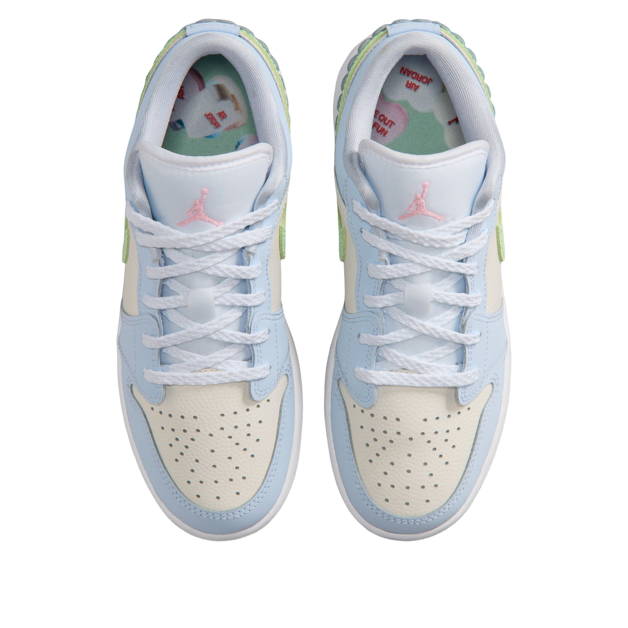 (GS) Jordan 1 Low SE 'Half Blue Sail Vapor Green' IB7113-403