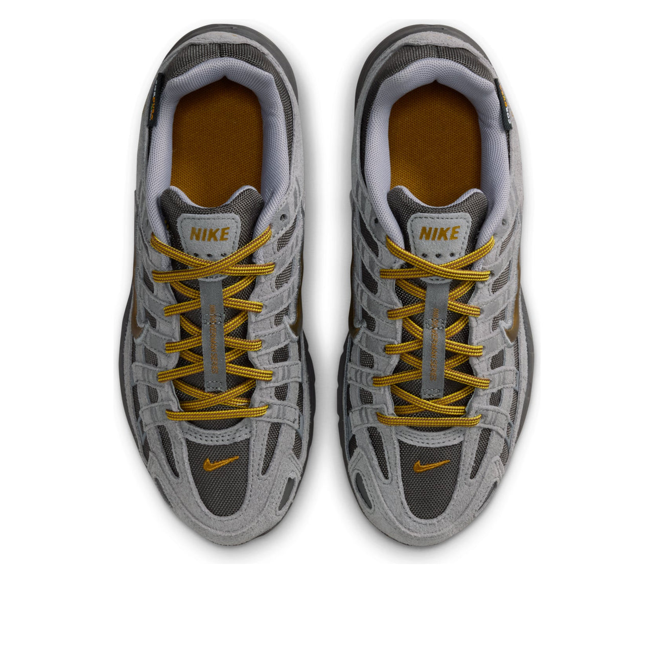 (GS) Nike P-6000 Premium 'Medium Grey Golden Hoops' IO4668-200