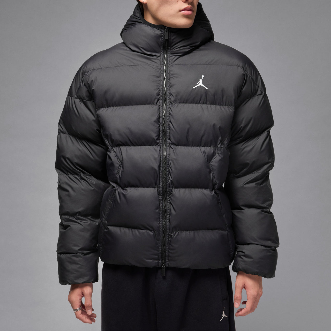 Air Jordan Brooklyn Therma-FIT Loose-Fit Puffer Jacket 'Black' HV0532-010