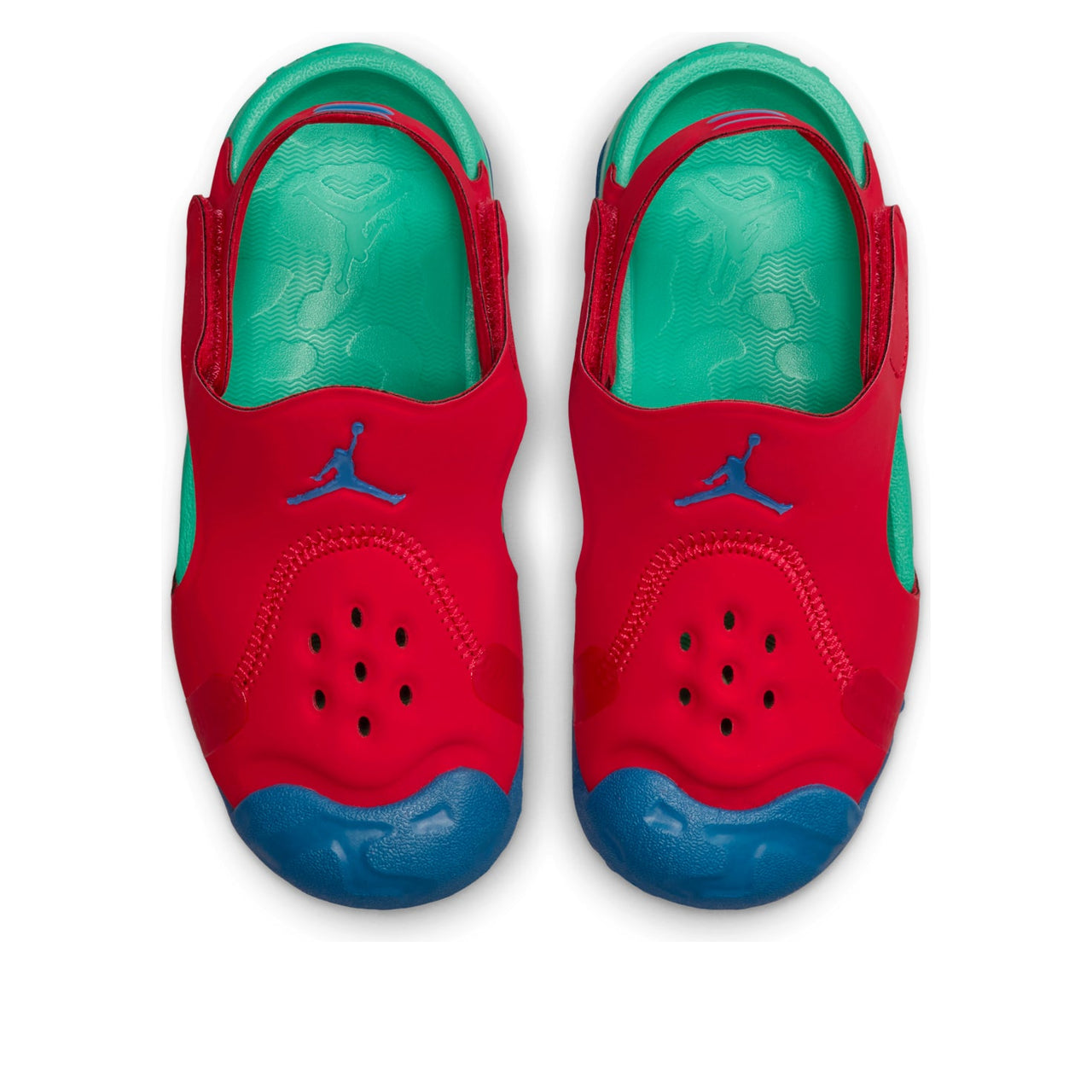 (PS) Jordan OTDR Sandals 'University Red Kinetic Green' HV8552-603
