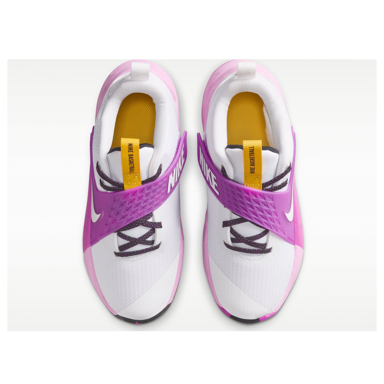 (GS) Nike Team Hustle D 12 'White Vivid Purple' HF6279-103