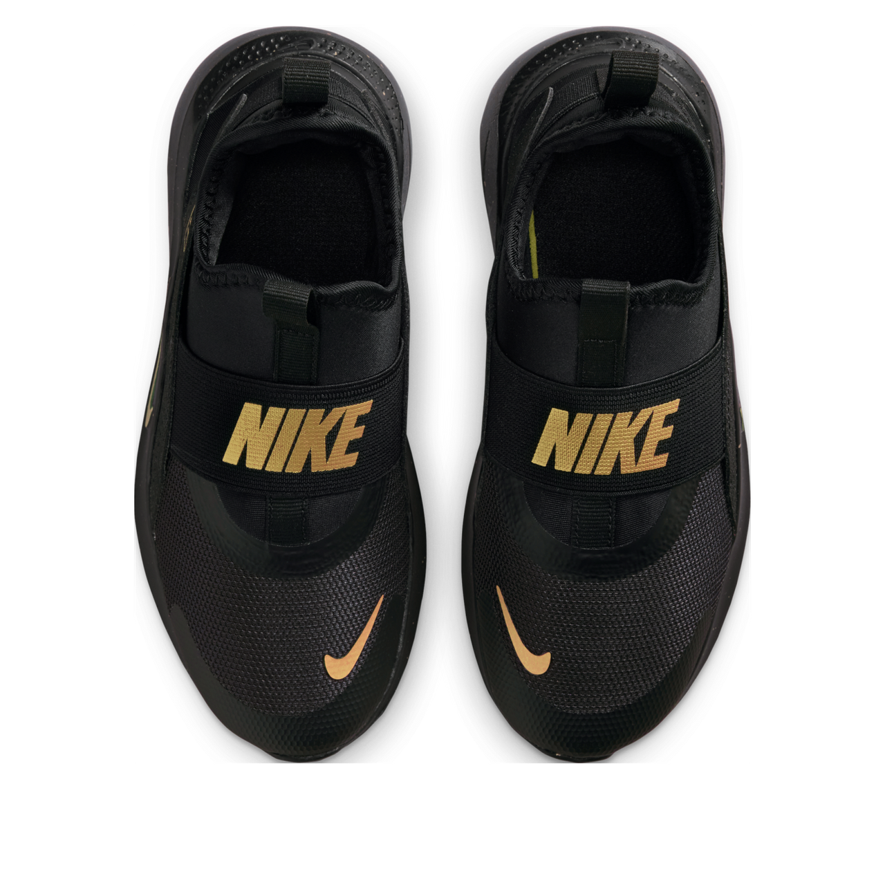 (PS) Nike Flex Runner 4 'Black Metallic Gold' IM6736-001