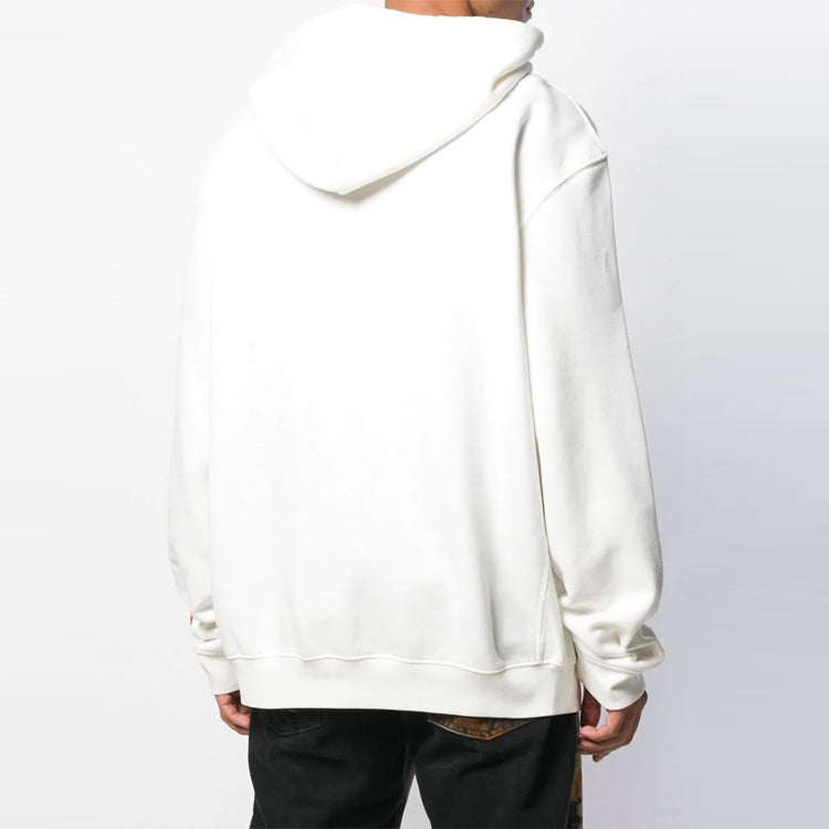 HERON PRESTON SS21 Herons Popover Hoodie 'White Multi-color' HMBB004F198080010288